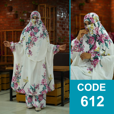 Luxury Khimar Plazu Set (612)