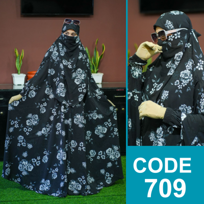 Luxury Zilbab Abaya Khimar (709)