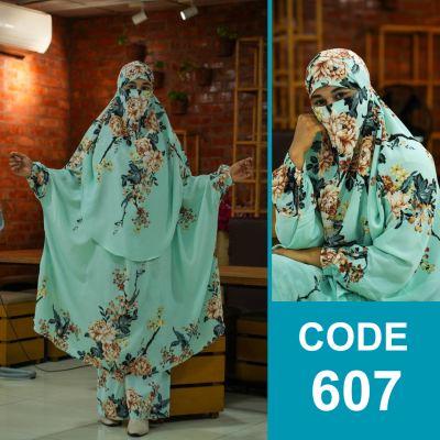 VIP Luxury Khimar Plazu Set (607)