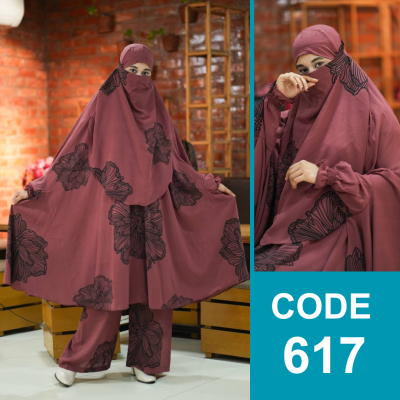 LUXURY KHIMAR PLAZU SET (617)