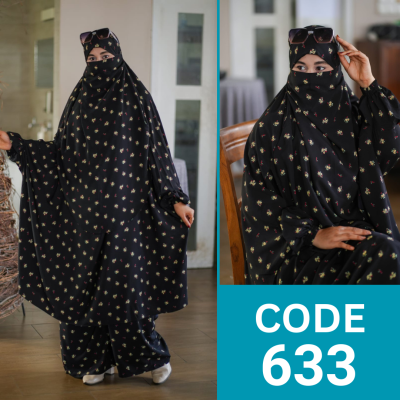 Luxury Khimar Plazu Set (633)