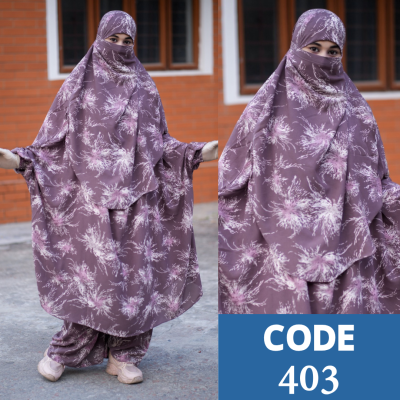 LUXURY KHIMAR PLAZU SET (403)