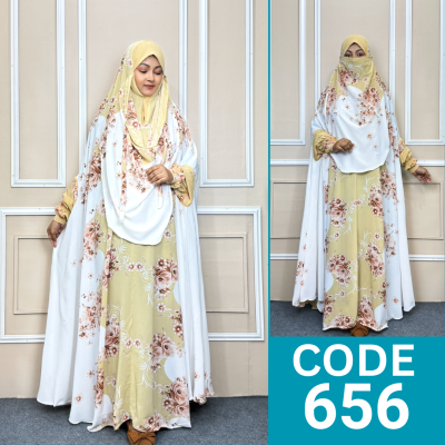 VIP Luxary Zilbab Abaya Khimar (656)