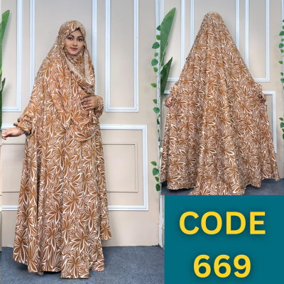 Jafran Zilbab Abaya Khimar (669)