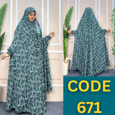 Jafran Zilbab Abaya Khimar (671)