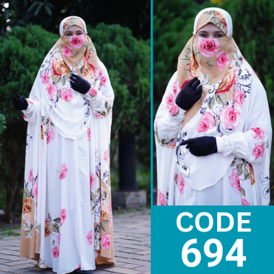 Luxary Zilbab Abaya Khimar (694)