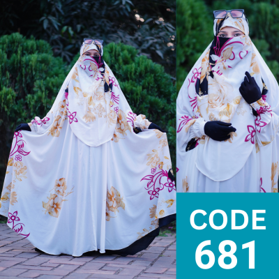 Luxary Zilbab Abaya Khimar (681)