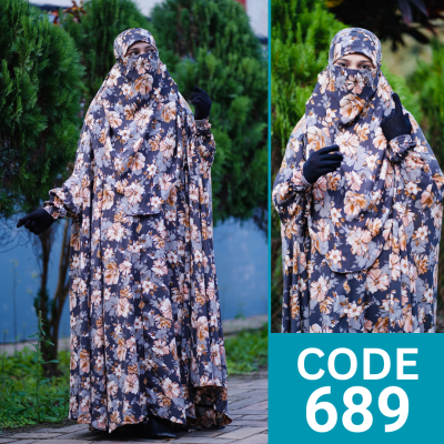 Luxary Zilbab Abaya Khimar (689)