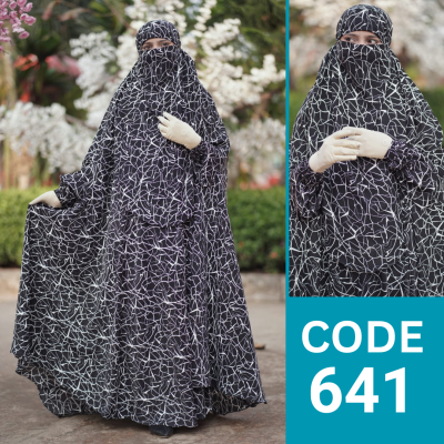 Luxary Zilbab Abaya Khimar (641)