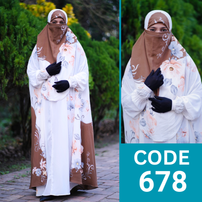 Luxary Zilbab Abaya Khimar (678)