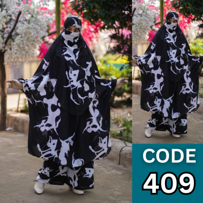 LUXURY KHIMAR PLAZU SET (409)