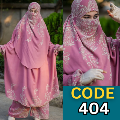 LUXURY KHIMAR PLAZU SET (404)