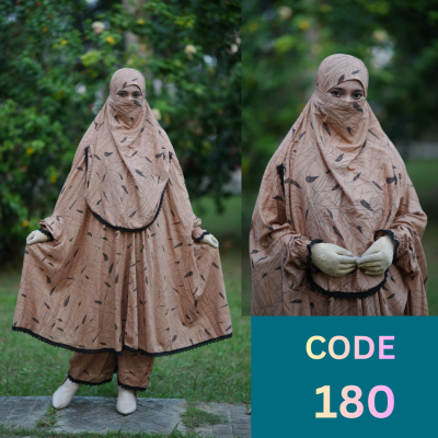 Khimar and Plazo set (180)