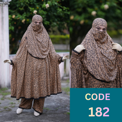 Khimar and Plazo set (182)