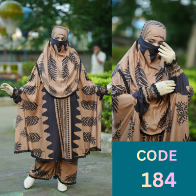 Khimar and Plazo set (184)